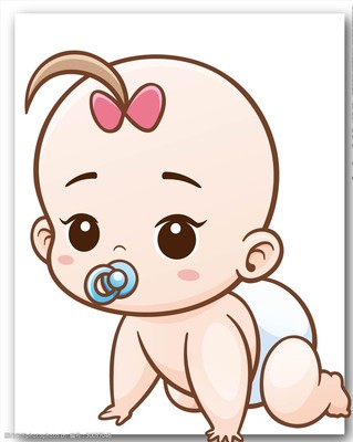 可爱卡通婴儿